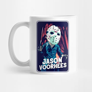 Jason Voorhees Killing - Ilustration Mini Style Mug